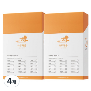 프로젝트21 고양이 하루채움 종합 영양제, 닭고기맛, 180g, 4개