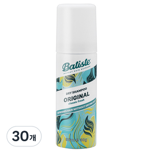 바티스트 드라이 샴푸 오리지널 클래식 후레쉬, 30개, 50ml