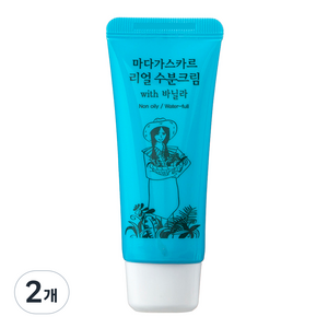 마다가스카르 리얼 수분크림 바닐라, 30ml, 2개