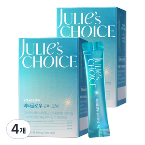 줄리스초이스 비타글로우 슈퍼 토닝, 30회분, 4개