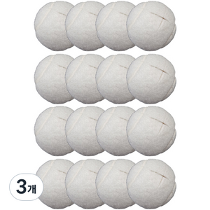 KI ecobe 테니스공 의자 발커버 16p, 화이트, 3개