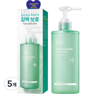 닥터지 약산성 클렌징 젤 폼, 300ml, 5개