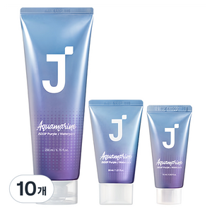 제이숲 퍼플제이 아쿠아마린 노워시 헤어팩 200ml + 30ml + 15ml, 10개
