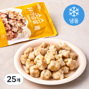 허닭 소스 닭가슴살볼 달콤갈릭맛 (냉동), 100g, 1개입, 25개