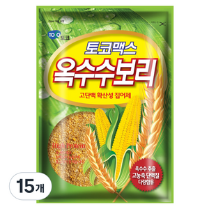 토코맥스 옥수수보리 떡밥, 450g, 15개