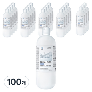 깨끗한아이 렌즈 식염수, 100개, 500ml