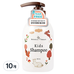 보타니컬테라피 티어프리 키즈 샴푸, 450ml, 10개