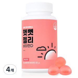 니몸내몸 햇뼛 젤리 비타민D 280g, 70정, 4개