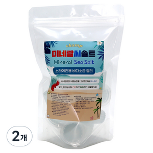 챔프크랩 소라게 미네랄 씨솔트 해수젤리 10p, 150g, 2개