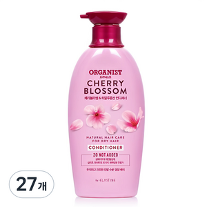 오가니스트 수분 영양 컨디셔너 체리블라썸, 500ml, 27개