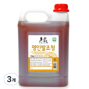 강봉석 명인쌀조청, 5kg, 3개