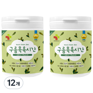 구름목욕시간 피톤치드 입욕파우더 대팩, 500g, 12개