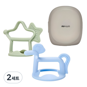모윰 손목 치발기 기프트팩 세트, 손목치발기 + 전용케이스, 세이지 + 블루, 2세트