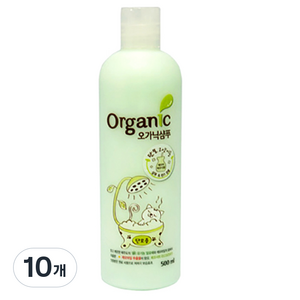 예삐 오가닉 단모용 고양이 전용 샴푸, 500ml, 1개입, 10개