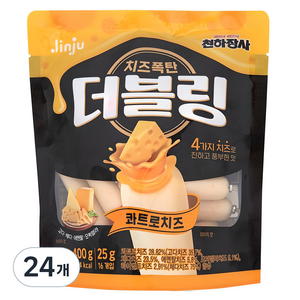 더블링 천하장사 콰트로치즈 소시지, 400g, 24개
