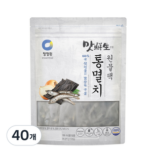 맛선생 통멸치 원물팩, 75g, 40개
