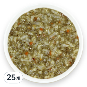 짱죽 실온이유식 9개월부터 중기 죽2, 해물야채죽, 25개, 160g