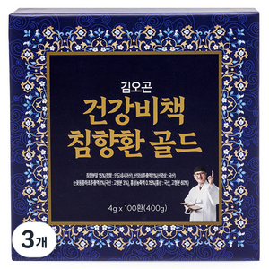 김오곤 건강비책 침향환 골드 100p, 400g, 3개