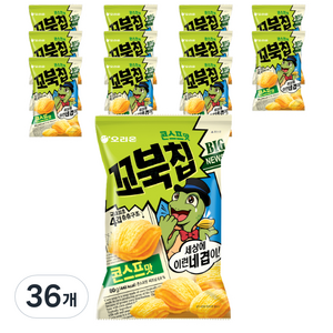 꼬북칩 콘스프맛, 80g, 36개