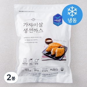어장금 가자미살 생선까스 (냉동), 500g, 2개