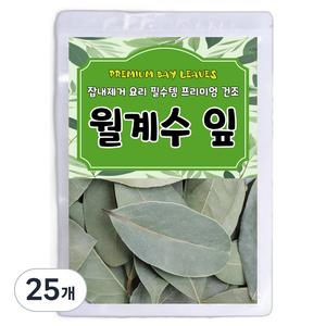 잡내제거 요리 필수템 프리미엄 건조 월계수잎 150g, 25개