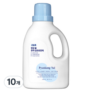 편강율 고농축 유아 섬유유연제 본품, 1.5L, 10개