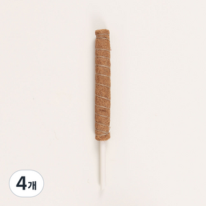 플레노 코코봉 식물지지대 플라스틱 슬림형 40cm, 4개