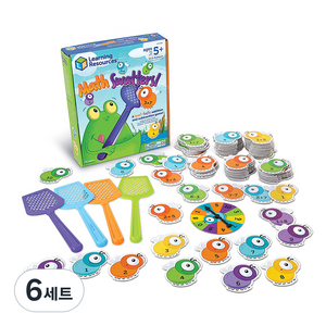 러닝리소스 파리찰싹 덧셈 뺄셈 게임 세트, 6세트