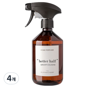 올팩토리 인테리어 룸 스프레이, 4개, 500ml, better half