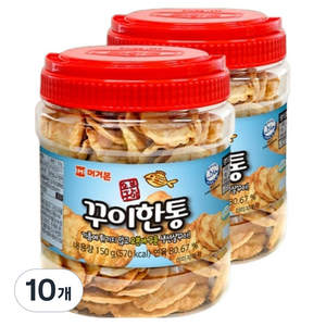 머거본 꾸이한통 스낵, 150g, 10개