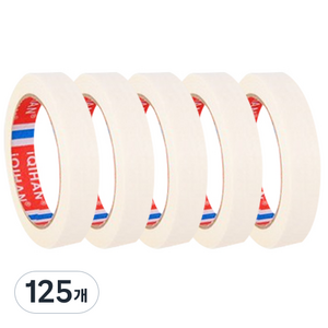 iQIHAN 다다 마스킹테이프 20 mm x 20 m, 125개