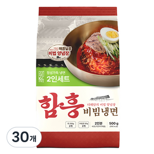 더해담 함흥비빔냉면, 500g, 30개