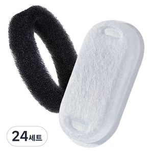 로제코 반려동물 전용 급수기 교체용 필터, 24세트