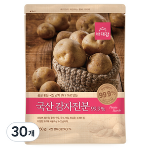 배대감 국산 감자전분, 350g, 30개