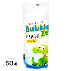 버블제로 키친타올, 60개입, 50개