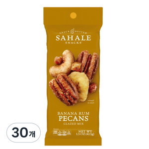 사할리스낵스 바나나 피칸, 42.5g, 30개