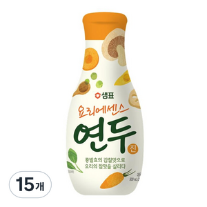 연두 요리에센스 진, 500ml, 15개