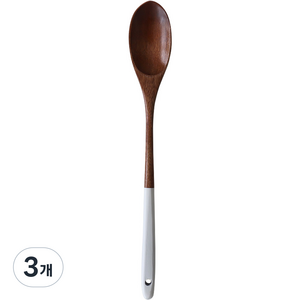 블룸엣홈 옻칠 볶음스푼 소, 화이트, 3개