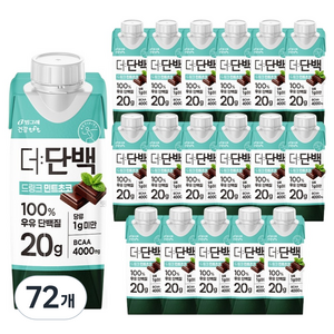 더단백 드링크 민트초코, 250ml, 72개