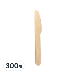 피크닉하우스 우드 커트러리 나이프, 1개입, 300개
