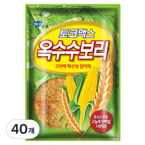 토코맥스 옥수수보리 떡밥, 450g, 40개