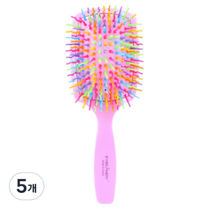아이캔디 레인보우 볼륨 S 패들 헤어브러쉬, LIGHT PURPLE, 5개