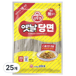 오뚜기옛날 당면, 500g, 25개