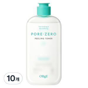 OBge 포어 제로 필링 토너, 310ml, 10개