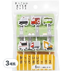 마루끼 자동차픽 세트 MP174, 6개입, 3세트