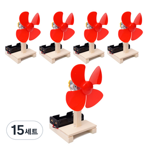 티처스 STEAM 과학교구 탁상용 전동 선풍기 DIY 만들기 세트 E-30C, 15세트