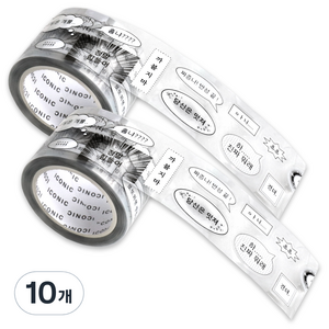 아이코닉 데코 키스컷 테이프 다꾸 스티커 30mm x 5m, 03Cartoon, 10개