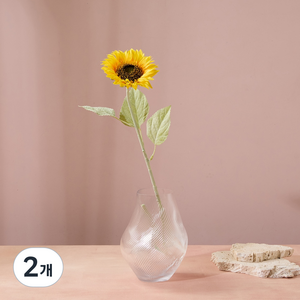 모던하우스 조화 싱글 해바라기 스프레이 70cm, 혼합색상, 2개