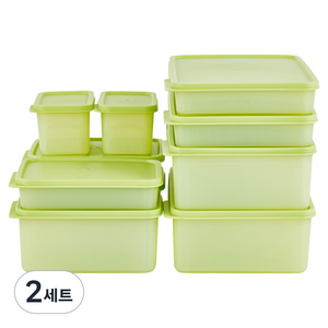 이지앤프리 올라잇킵 신선보관 냉장고 정리용기 실속 5종 x 2p 세트, 2세트, 10개