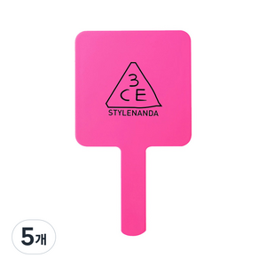 3CE 사각 손거울, 핑크, 5개